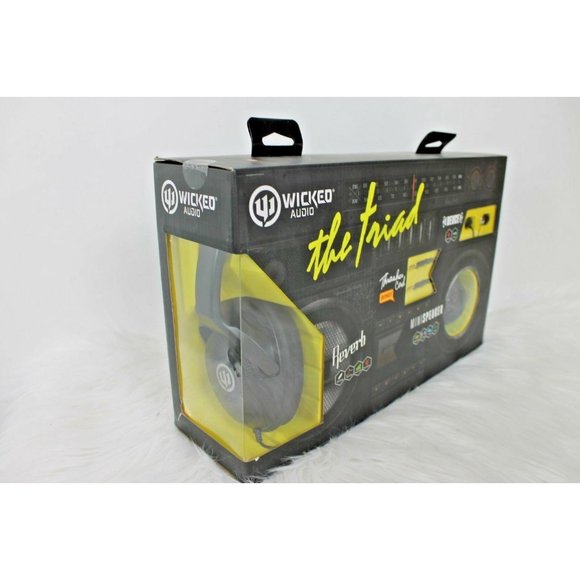 New Wicked Audio Headphones Set The Triad Earbuds Thrasher Cord Speaker in Box - Picture 5 of 5